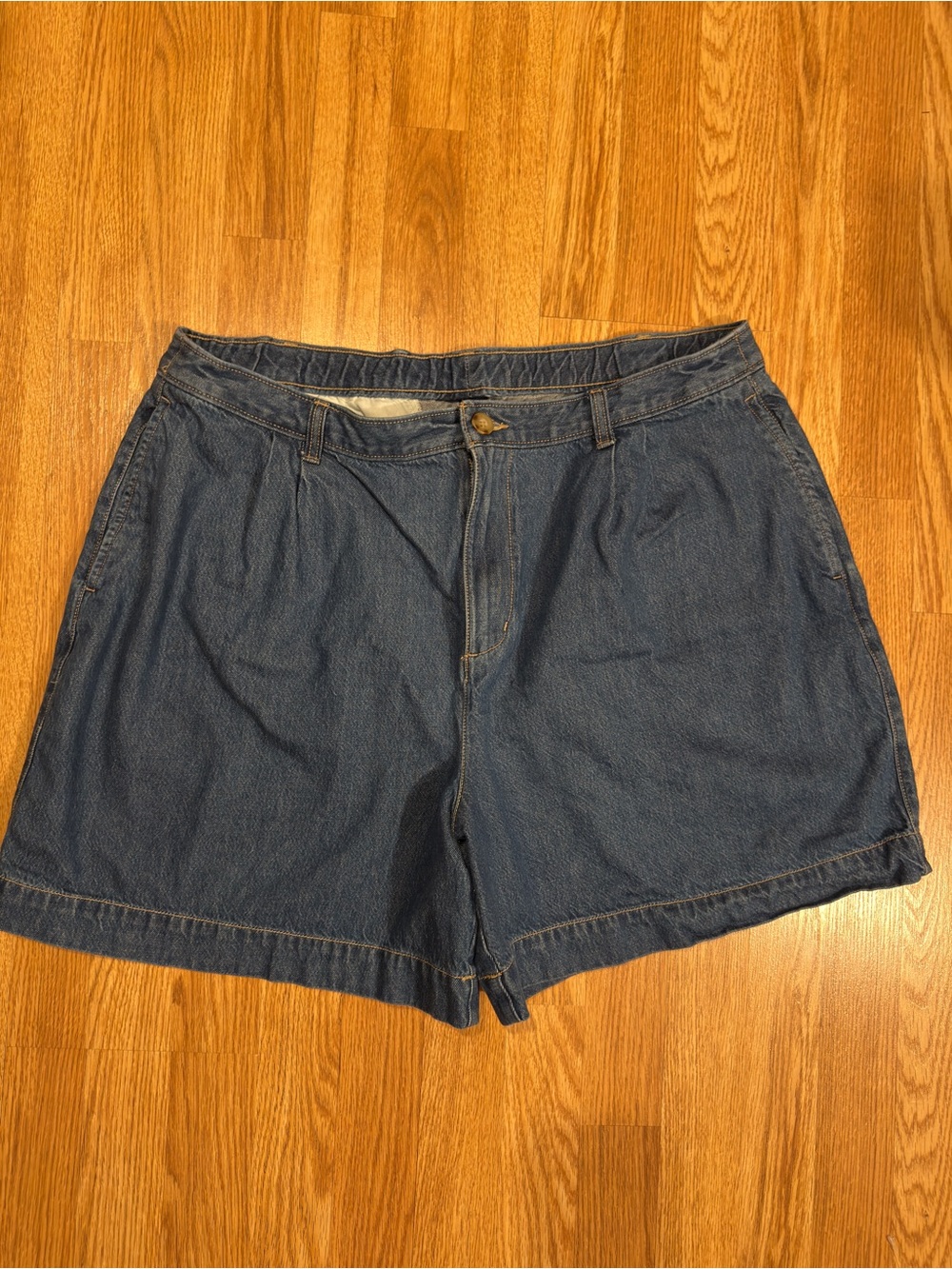 Old Navy Dark Blue Chino Denim Shorts